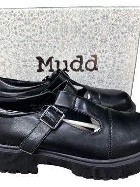 NWT Mudd Black Y2K Style Mary Jane Chunky Platform Sole Shoes Womens Size 6.5